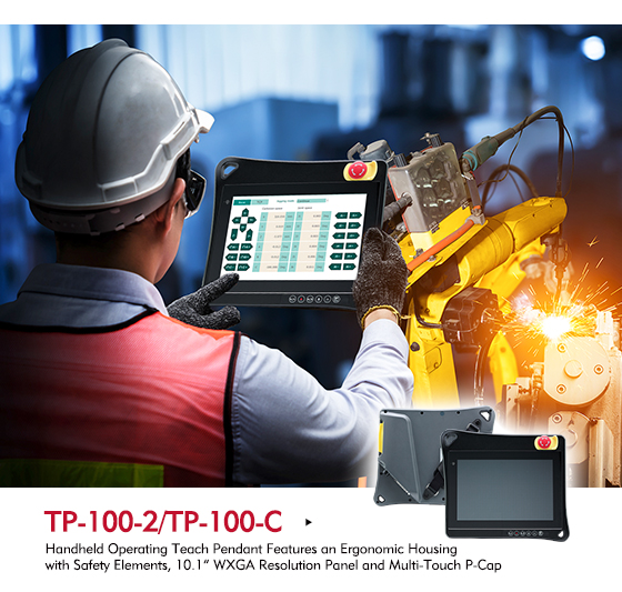 Take Charge with NexCOBOT’s TP-100-2 and TP-100-C Teach Pendants